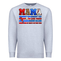 Heather Grey baseball mama Premium Sweatshirt - Artiststas