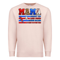 Pale Pink baseball mama Premium Sweatshirt - Artiststas