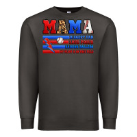 Smoke baseball mama Premium Sweatshirt - Artiststas