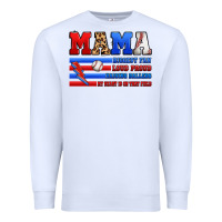 White baseball mama Premium Sweatshirt - Artiststas