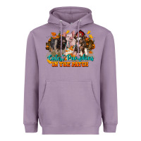 Lavender Fall Cutest Pumpkin In The Patch Pig Heavyweight Hoodie - LillyAllenDesigns
