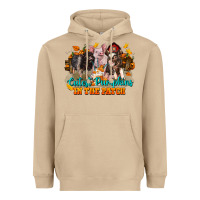 Mushroom Fall Cutest Pumpkin In The Patch Pig Heavyweight Hoodie - LillyAllenDesigns