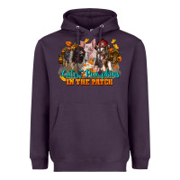 Plum Fall Cutest Pumpkin In The Patch Pig Heavyweight Hoodie - LillyAllenDesigns