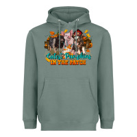 Sage Fall Cutest Pumpkin In The Patch Pig Heavyweight Hoodie - LillyAllenDesigns