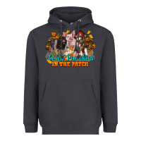 Smoke Fall Cutest Pumpkin In The Patch Pig Heavyweight Hoodie - LillyAllenDesigns