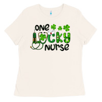 Bone one lucky nurse Ladies Tee - RanaPortraitStore