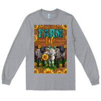 Heather Grey Western Baby Sheeps Farm Life Long Sleeve Tee - LillyAllenDesigns