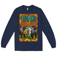 Navy Western Baby Sheeps Farm Life Long Sleeve Tee - LillyAllenDesigns