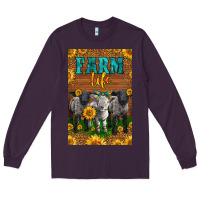 Plum Western Baby Sheeps Farm Life Long Sleeve Tee - LillyAllenDesigns