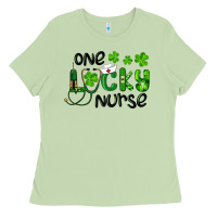 Matcha one lucky nurse Ladies Tee - RanaPortraitStore