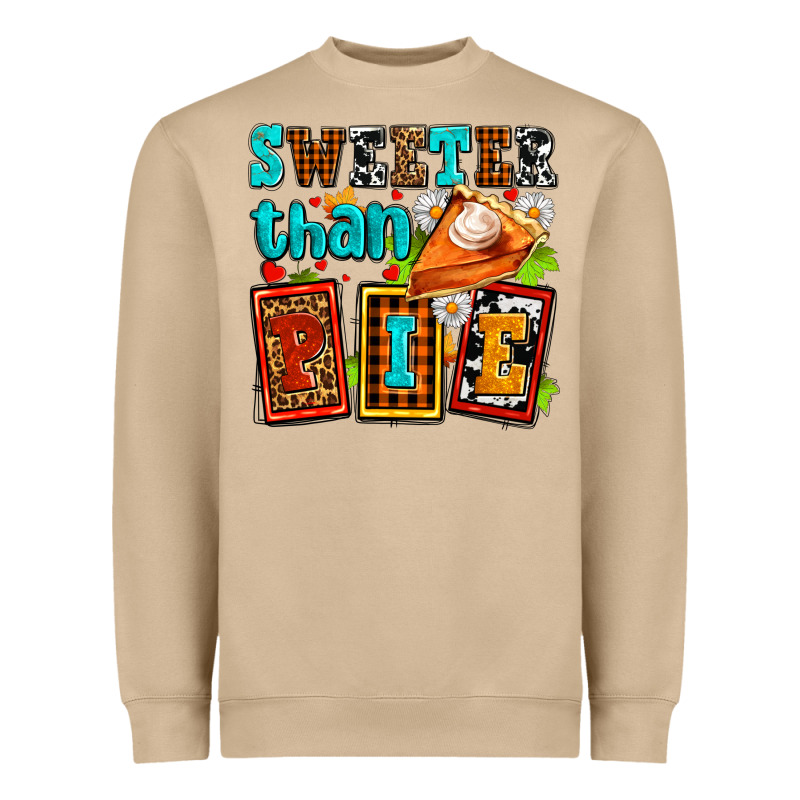 Sweeter Than Pie With Pumpkin Pie Heavyweight Sweatshirt by AdoDesignShop | Teevron