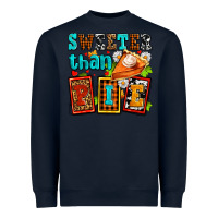 Navy sweeter than pie with pumpkin pie Heavyweight Sweatshirt - AdoDesignShop