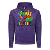 Cloud Purple different is beautiful Vintage Hoodie - JahusDesignShop