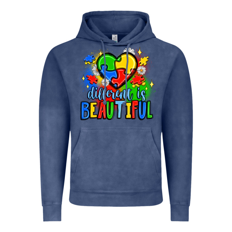 Different Is Beautiful Vintage Hoodie by JahusDesignShop | Teevron