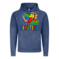 Vintage Denim different is beautiful Vintage Hoodie - JahusDesignShop
