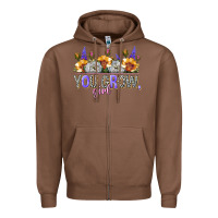 Chestnut you grow girl Zipper Hoodie - NancyCooperArtShop