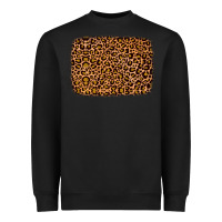 Black leopard glitter background Heavyweight Sweatshirt - JahusDesignShop