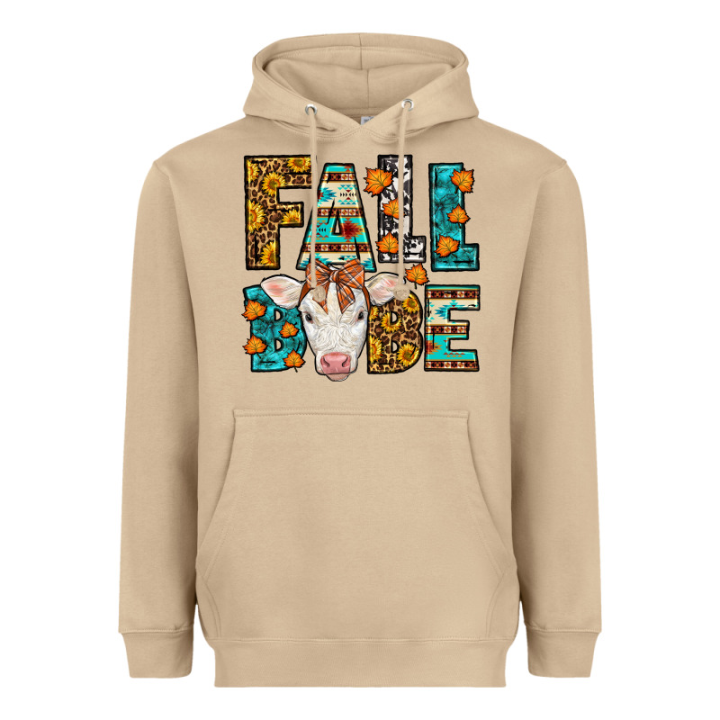 Fall Babe Baby Calf Heavyweight Hoodie by LillyAllenDesigns | Teevron