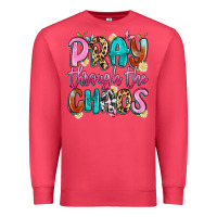 Cardinal pray through the chaos Premium Sweatshirt - Artiststas