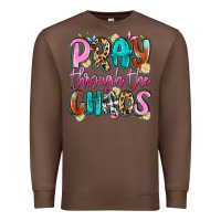 Chestnut pray through the chaos Premium Sweatshirt - Artiststas