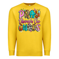 Lemon pray through the chaos Premium Sweatshirt - Artiststas