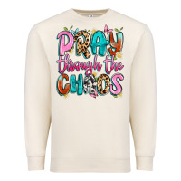 Sandshell pray through the chaos Premium Sweatshirt - Artiststas