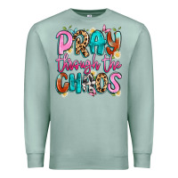 Seafoam pray through the chaos Premium Sweatshirt - Artiststas