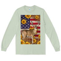 Matcha Western American Deer Long Sleeve Tee - LillyAllenDesigns