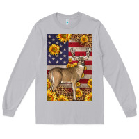 Moon Dust Western American Deer Long Sleeve Tee - LillyAllenDesigns