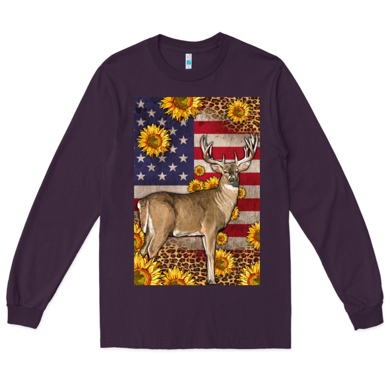 Western American Deer Long Sleeve Tee by LillyAllenDesigns | Teevron