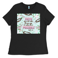 Black faith does not make things easy Ladies Tee - JahusDesignShop