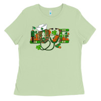 Matcha st patricks day love nurse Ladies Tee - RanaPortraitStore