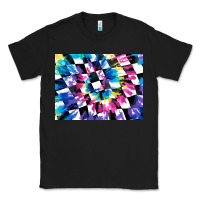 Tie Dye Colourful Race Flag Background 3200x2400 Classic Tee | Teevron
