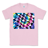 Bubblegum Pink tie dye colourful race flag background 3200x2400 Classic Tee - AdoDesignShop
