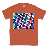 Copper tie dye colourful race flag background 3200x2400 Classic Tee - AdoDesignShop
