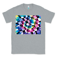 Heather Grey tie dye colourful race flag background 3200x2400 Classic Tee - AdoDesignShop