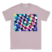 Lilac tie dye colourful race flag background 3200x2400 Classic Tee - AdoDesignShop