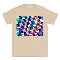 Mushroom tie dye colourful race flag background 3200x2400 Classic Tee - AdoDesignShop