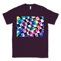 Plum tie dye colourful race flag background 3200x2400 Classic Tee - AdoDesignShop