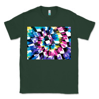 Sports Green tie dye colourful race flag background 3200x2400 Classic Tee - AdoDesignShop