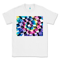 White tie dye colourful race flag background 3200x2400 Classic Tee - AdoDesignShop
