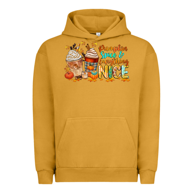 Pumpkin Spice And Everything Nice Urban Hoodie by CowGirlArtShop | Teevron