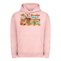 Pigment Salmon pumpkin spice and everything nice Urban Hoodie - CowGirlArtShop