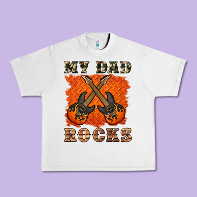 My Dad Rock Urban Heavy Tee Designed By Artiststas
