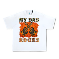 White my dad rock Urban Heavy Tee - Artiststas