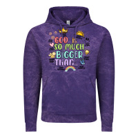 Cloud Purple god is bigger Vintage Hoodie - JahusDesignShop