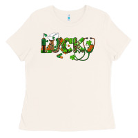 Bone st patricks day lucky nurse Ladies Tee - RanaPortraitStore