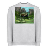 Heather Grey ankylosaurus tumbler Heavyweight Sweatshirt - Artiststas