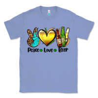 Colony Blue peace love beer Classic Tee - AdoDesignShop