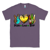 Lavender peace love beer Classic Tee - AdoDesignShop